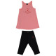 Target Παιδικό σετ Sleeveless ''A'' Top & 3/4 Leggings ''Cherry''